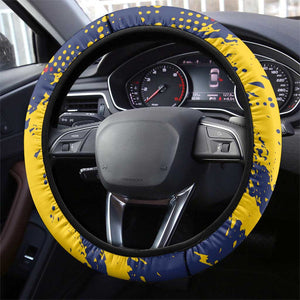 Afro TChad Steering Wheel Cover Happy Republic Day - African Pride