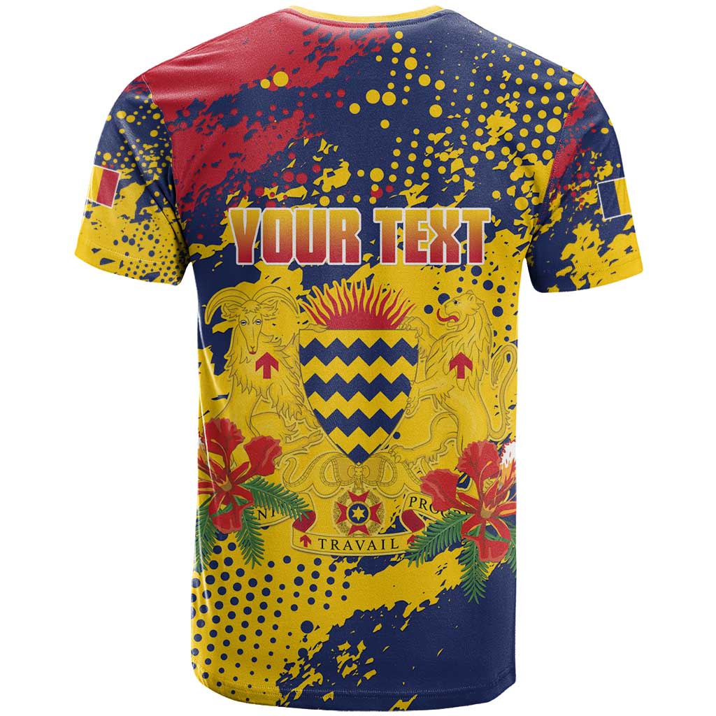 Afro TChad Personalized T shirt Happy Republic Day - African Pride