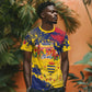 Afro TChad Personalized T shirt Happy Republic Day - African Pride