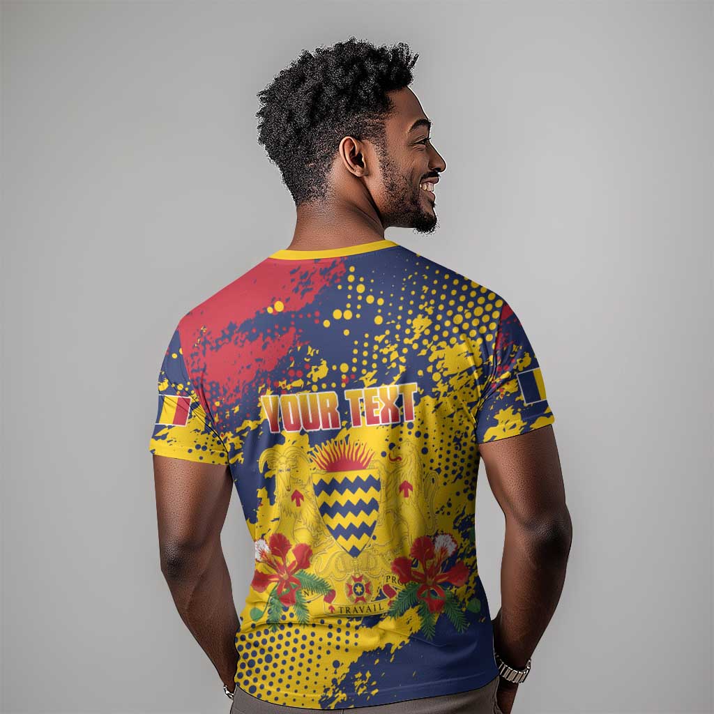 Afro TChad Personalized T shirt Happy Republic Day - African Pride