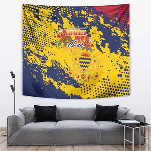 Afro TChad Tapestry Happy Republic Day - African Pride