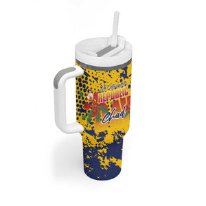 Afro TChad Personalized Tumbler With Handle Happy Republic Day - African Pride