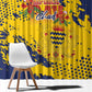Afro TChad Window Curtain Happy Republic Day - African Pride