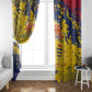 Afro TChad Window Curtain Happy Republic Day - African Pride