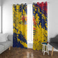 Afro TChad Window Curtain Happy Republic Day - African Pride