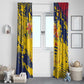 Afro TChad Window Curtain Happy Republic Day - African Pride
