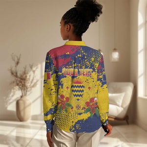 Afro TChad Personalized Women Casual Shirt Happy Republic Day - African Pride