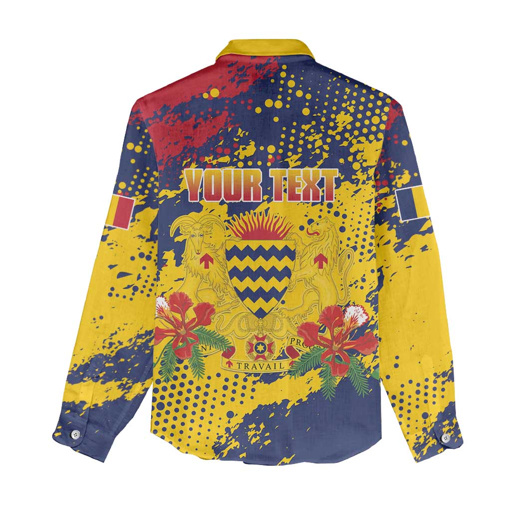 Afro TChad Personalized Women Casual Shirt Happy Republic Day - African Pride