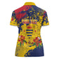 Afro TChad Personalized Women Polo Shirt Happy Republic Day - African Pride