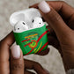 Mauritania Independence Day AirPods Case Coat Of Arms With Map