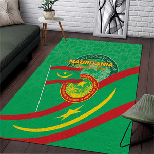 Mauritania Area Rug Happy Independence Day - African Pride