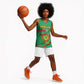 Mauritania Personalized Basketball Jersey Happy Independence Day - African Pride