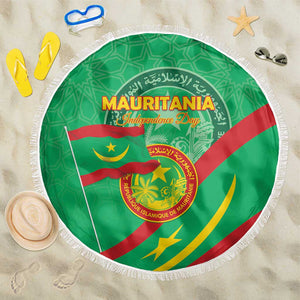 Mauritania Beach Blanket Happy Independence Day - African Pride