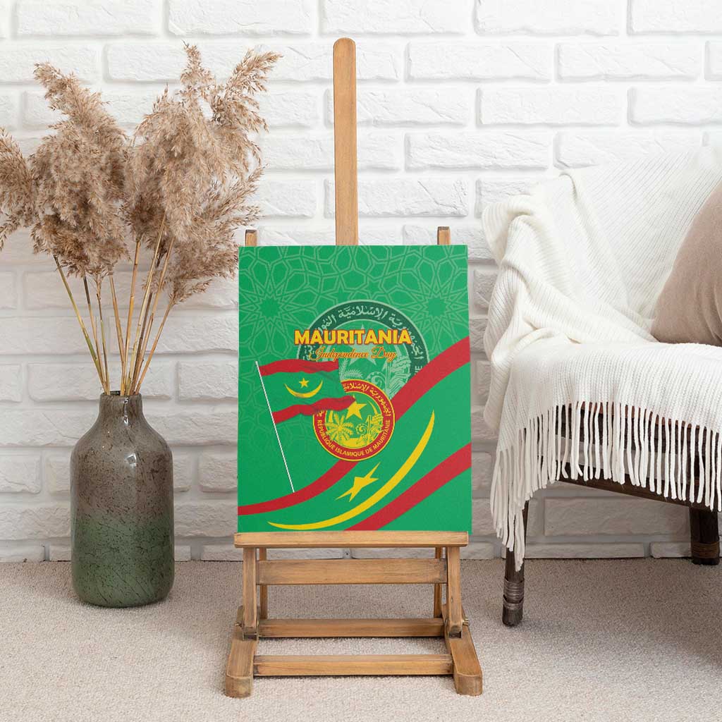 Mauritania Canvas Wall Art Happy Independence Day - African Pride