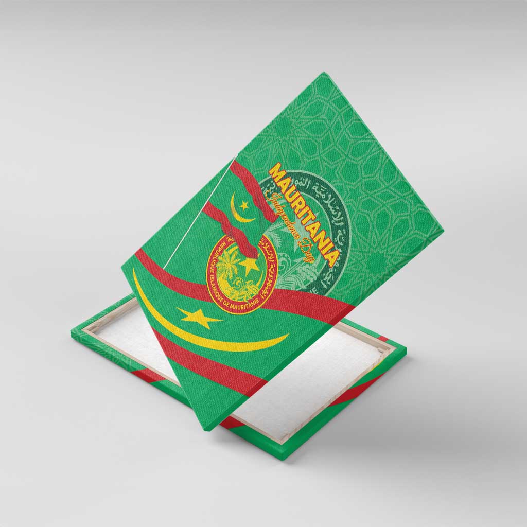 Mauritania Canvas Wall Art Happy Independence Day - African Pride