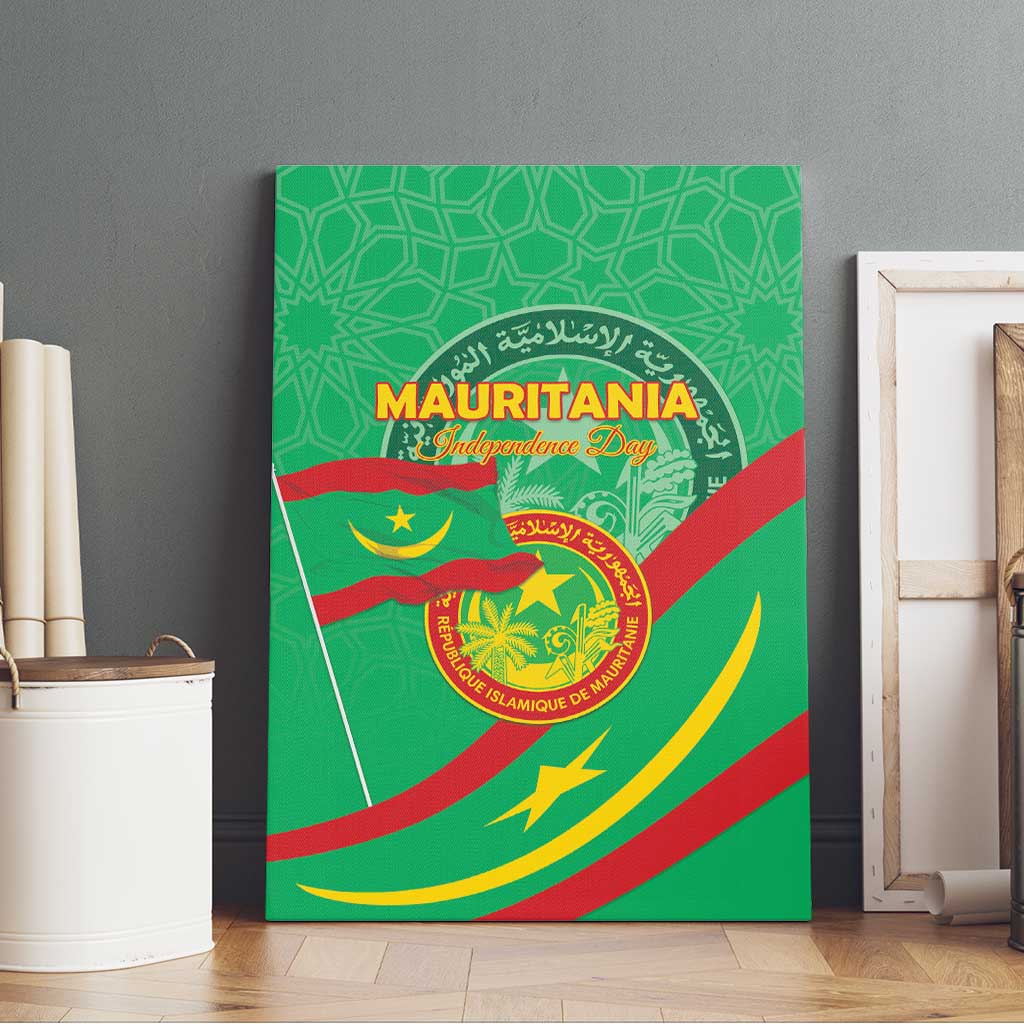 Mauritania Canvas Wall Art Happy Independence Day - African Pride