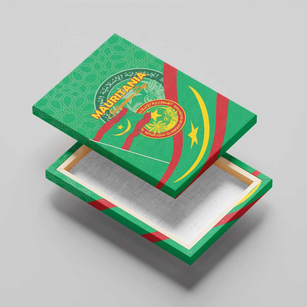 Mauritania Canvas Wall Art Happy Independence Day - African Pride