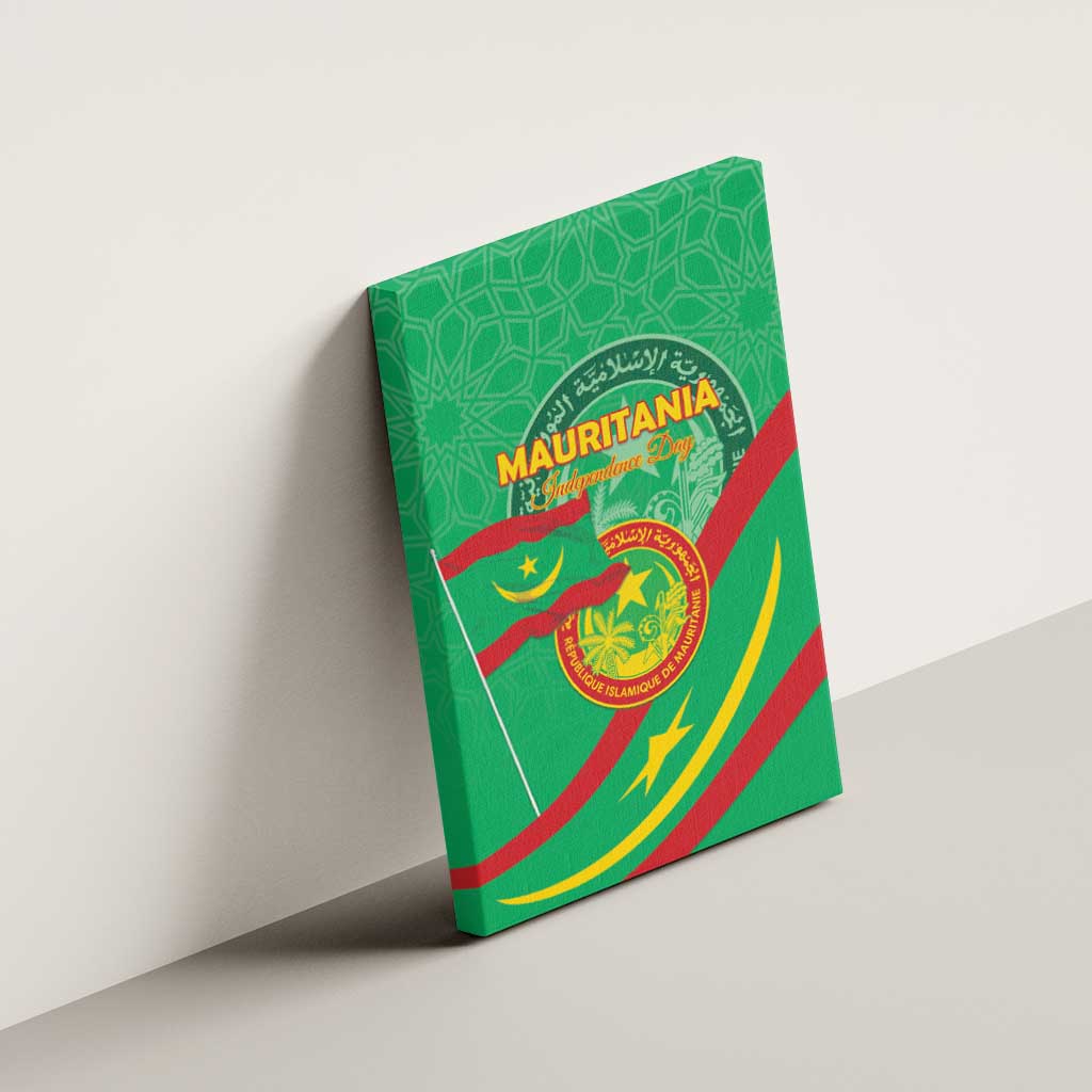 Mauritania Canvas Wall Art Happy Independence Day - African Pride