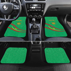 Mauritania Personalized Car Mats Happy Independence Day - African Pride