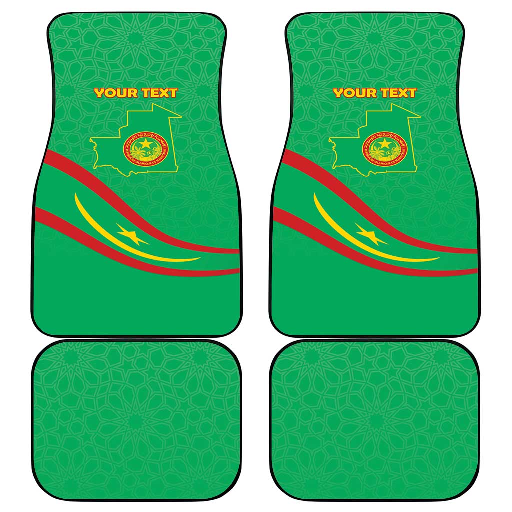 Mauritania Personalized Car Mats Happy Independence Day - African Pride