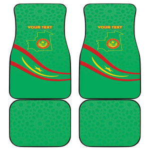 Mauritania Personalized Car Mats Happy Independence Day - African Pride
