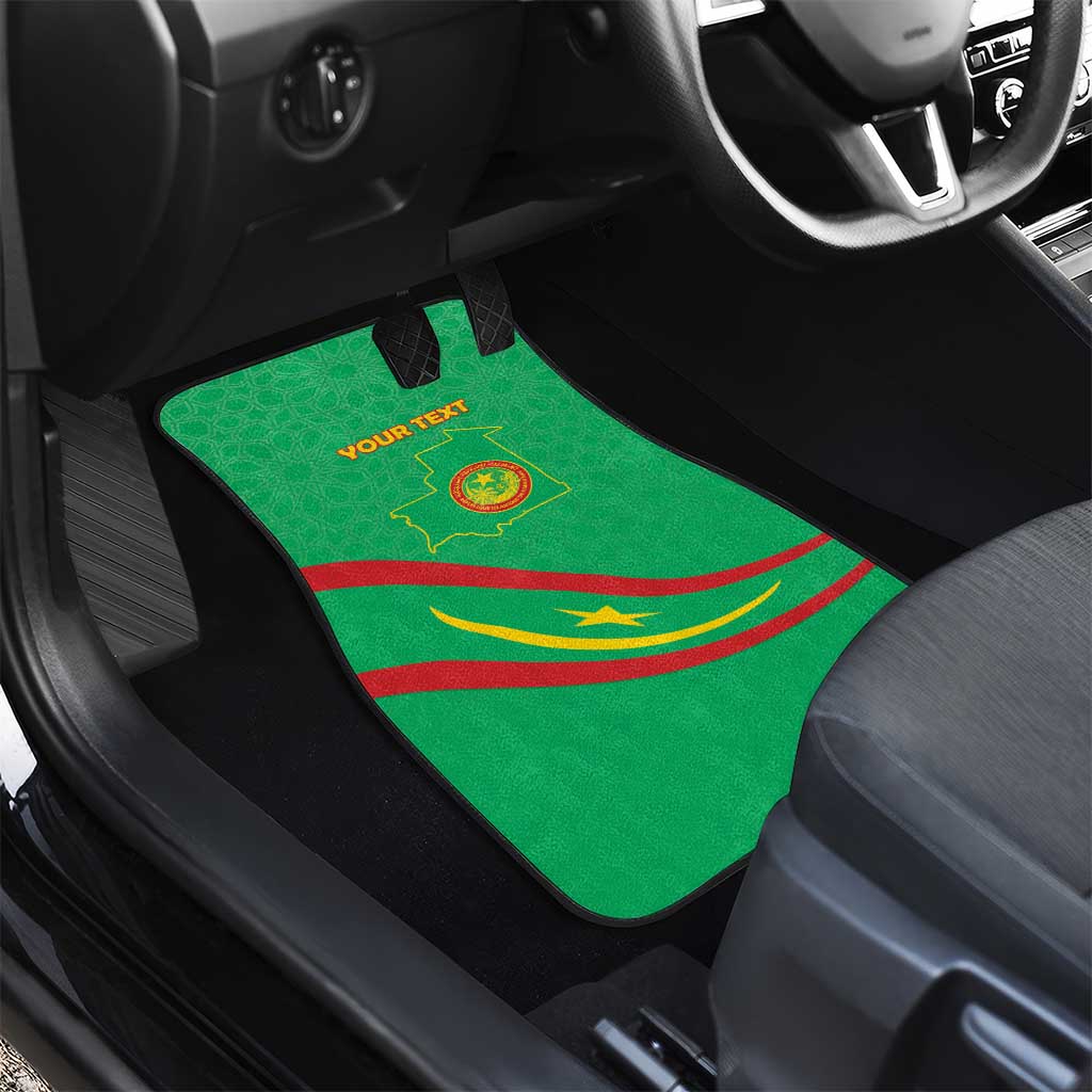 Mauritania Personalized Car Mats Happy Independence Day - African Pride
