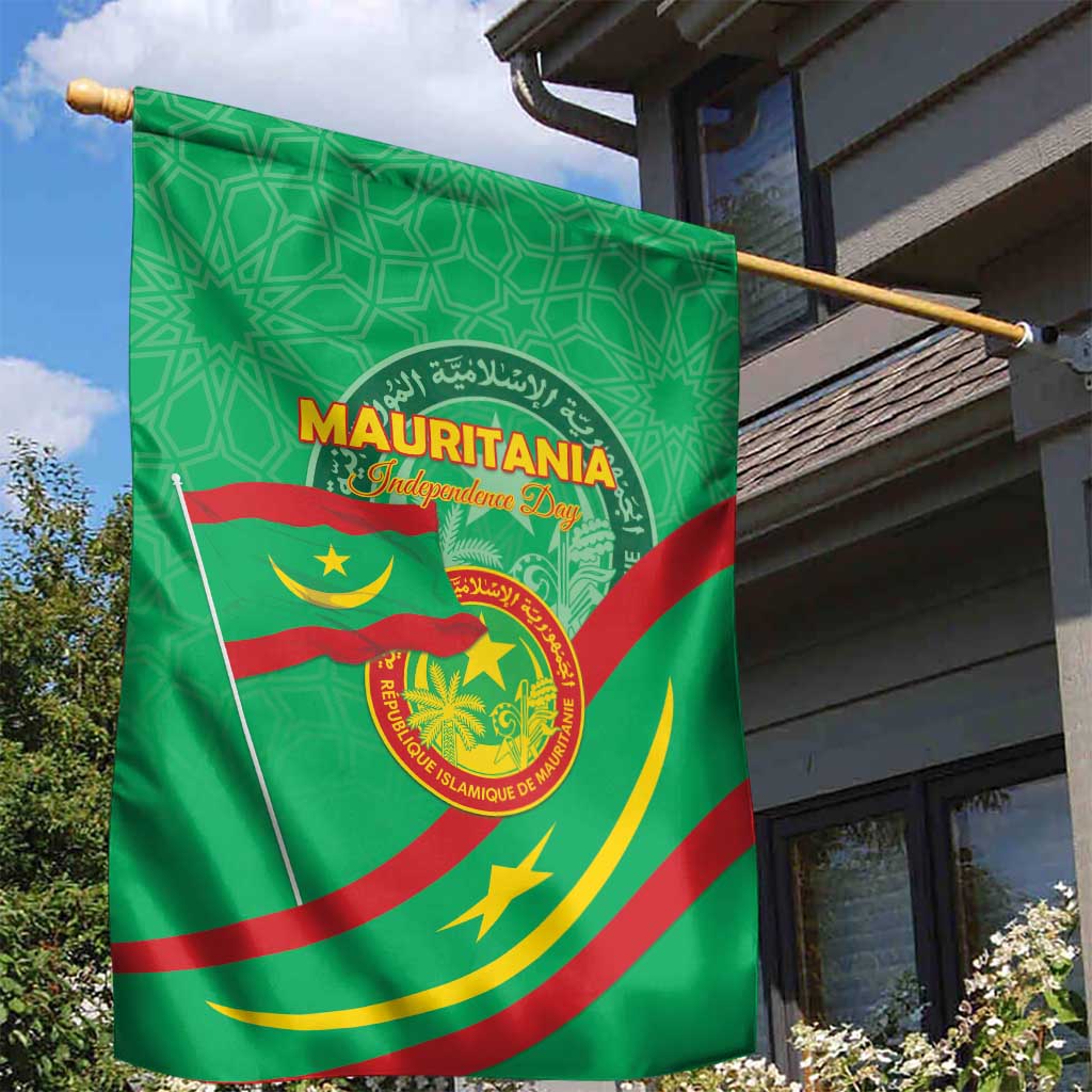 Mauritania Garden Flag Happy Independence Day - African Pride
