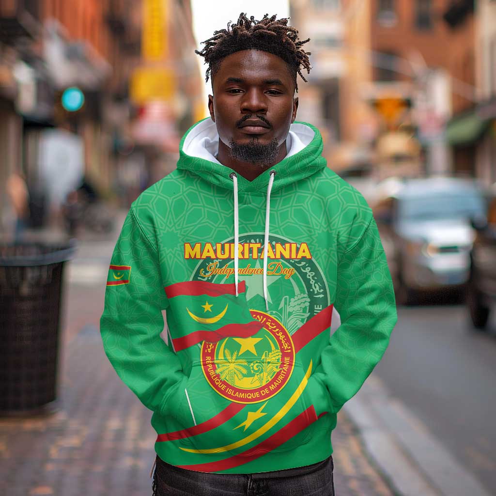 Mauritania Personalized Hoodie Happy Independence Day - African Pride