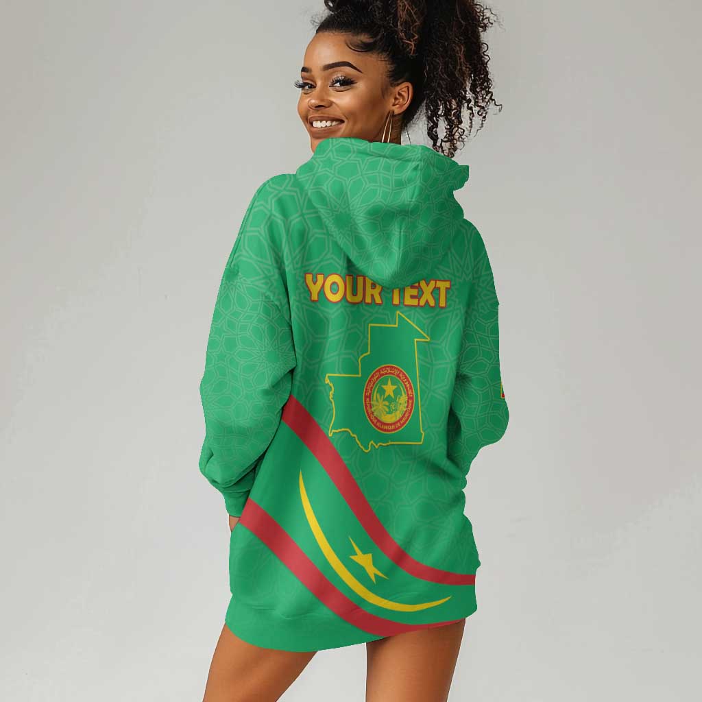 Mauritania Personalized Hoodie Dress Happy Independence Day - African Pride