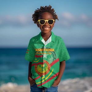 Mauritania Personalized Kid Hawaiian Shirt Happy Independence Day - African Pride