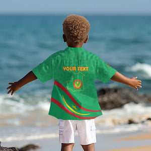 Mauritania Personalized Kid Hawaiian Shirt Happy Independence Day - African Pride