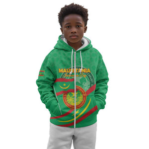 Mauritania Personalized Kid Hoodie Happy Independence Day - African Pride