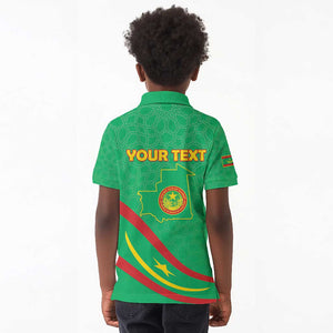 Mauritania Personalized Kid Polo Shirt Happy Independence Day - African Pride