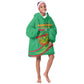 Mauritania Personalized Kid Wearable Blanket Hoodie Happy Independence Day - African Pride