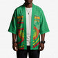 Personalized Mauritania Independence Day Kimono Coat Of Arms With Map