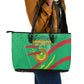 Mauritania Leather Tote Bag Happy Independence Day - African Pride