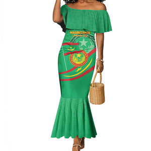 Mauritania Personalized Mermaid Dress Happy Independence Day - African Pride