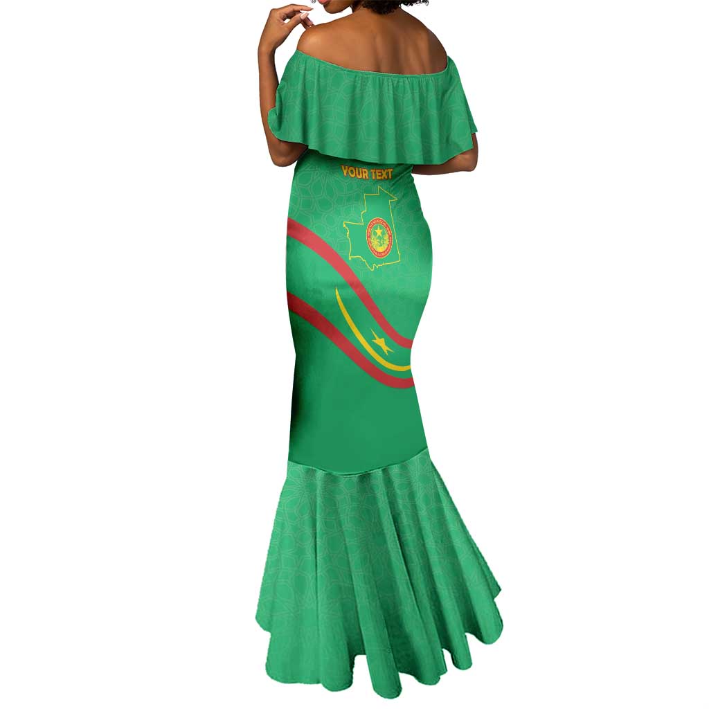Mauritania Personalized Mermaid Dress Happy Independence Day - African Pride
