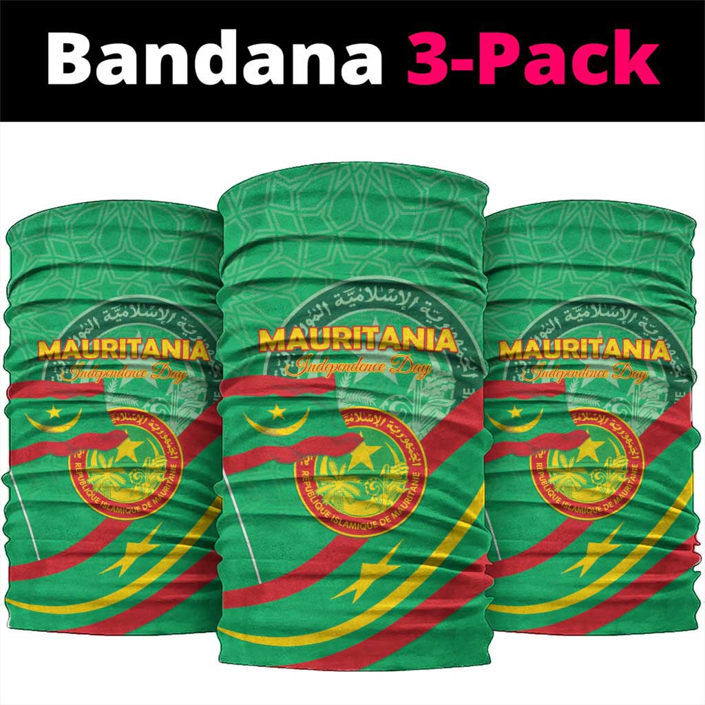 Mauritania Neck Gaiter Happy Independence Day - African Pride