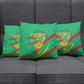 Mauritania Independence Day Pillow Cover Coat Of Arms With Map