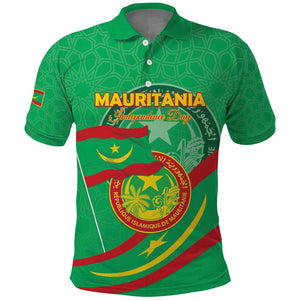 Mauritania Personalized Polo Shirt Happy Independence Day - African Pride