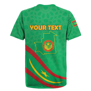 Mauritania Personalized Rugby Jersey Happy Independence Day - African Pride
