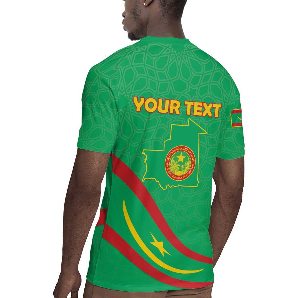 Mauritania Personalized Rugby Jersey Happy Independence Day - African Pride