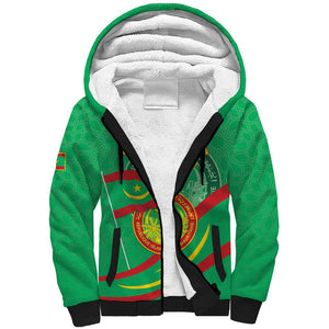Mauritania Personalized Sherpa Hoodie Happy Independence Day - African Pride