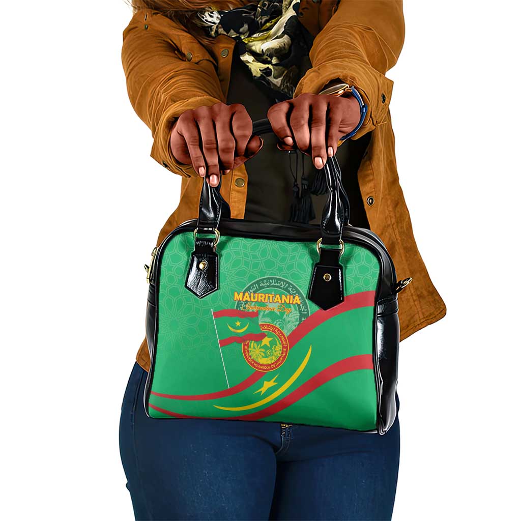 Mauritania Shoulder Handbag Happy Independence Day - African Pride