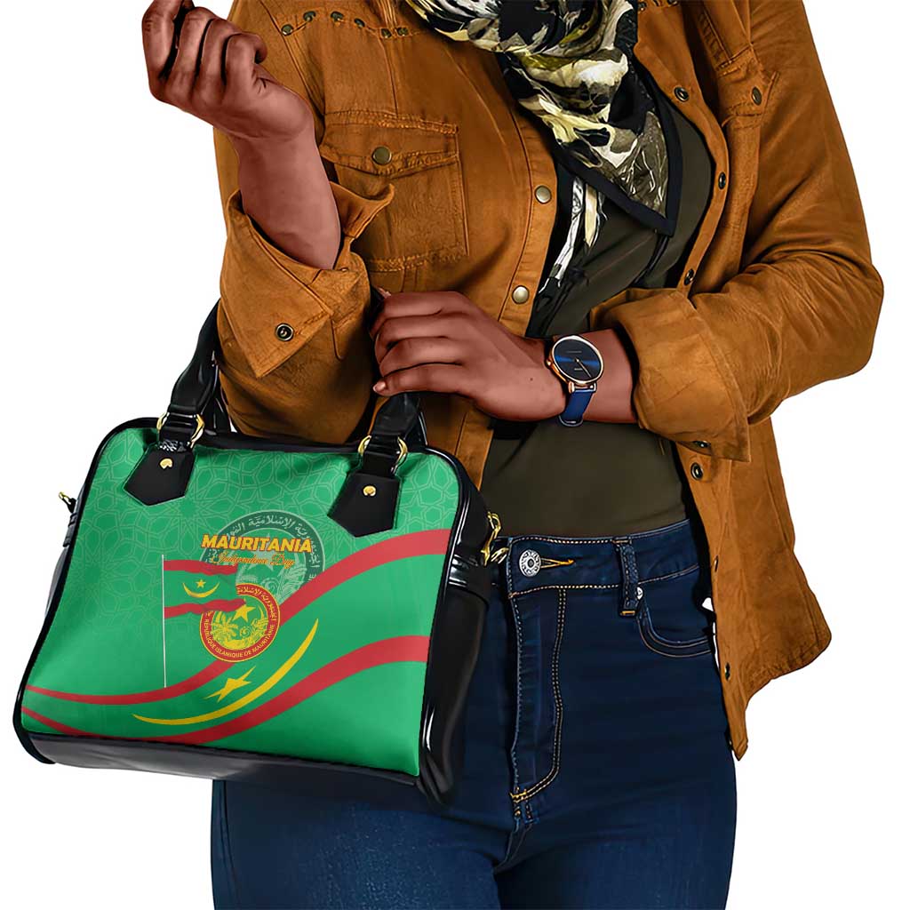Mauritania Shoulder Handbag Happy Independence Day - African Pride