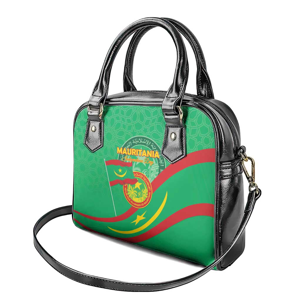 Mauritania Shoulder Handbag Happy Independence Day - African Pride