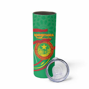 Mauritania Personalized Skinny Tumbler Happy Independence Day - African Pride