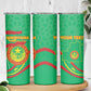 Mauritania Personalized Skinny Tumbler Happy Independence Day - African Pride
