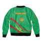 Mauritania Personalized Sleeve Zip Bomber Jacket Happy Independence Day - African Pride
